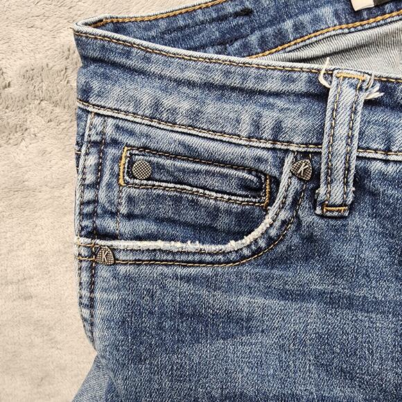 Kut Jeans Womens 2 Blue Catherine Fab Ab Boyfriend Ankle High Rise Stretch Denim - Picture 2 of 16